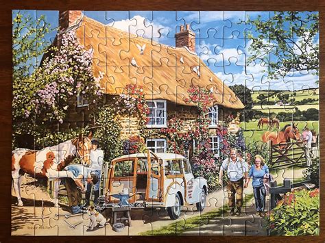 Chez Maximka The Country Cottage 100 Piece Jigsaw Puzzle From