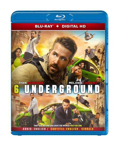6 Underground Blu Ray 2019 Region Free Blu Ray Movies