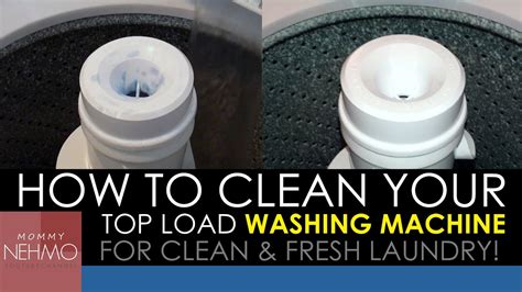 How To Clean Top Load Washing Machine Youtube