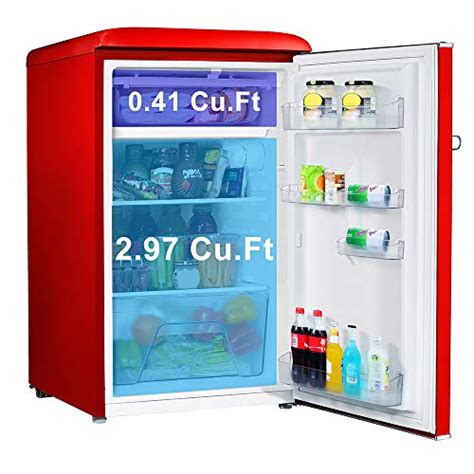 Buy Galanz Glr Rder Retro Compact Refrigerator Single Door Fridge