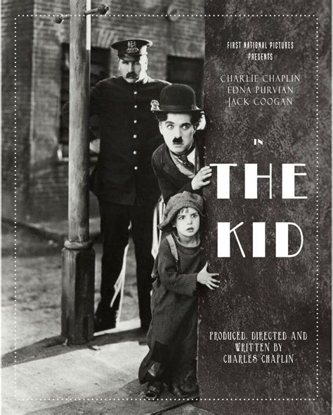 Charlie Chaplin Poster The Kid 1921 Classic Film 16 X 20 Ebay