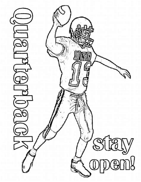 Outline of football equipment and a book. Learn To Coloring : March 2009