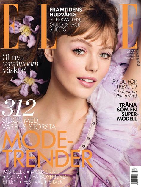 Elle Sweden March 2016 Cover Elle Sweden