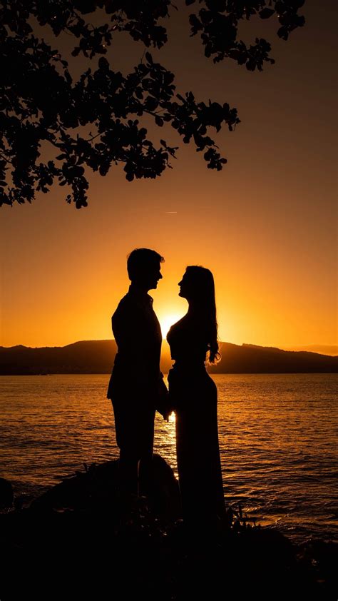 Wallpapers Hd Love Couple Silhouette Sunset
