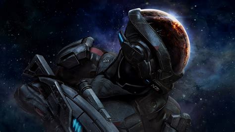 Desktop Wallpaper N7 Soldier Of Mass Effect Andromeda Video Game Hd