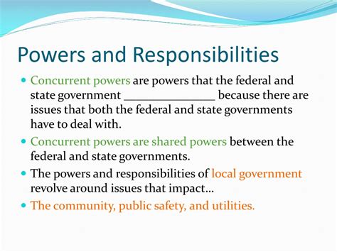 What Are The Roles And Responsibilities Of State Government