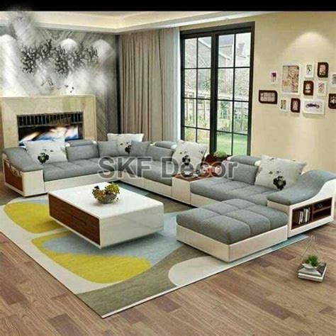 Modern U Shaped 9 Seater Sofa Set At Best Price In Delhi Skf Decor