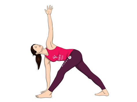 Revolved Triangle Yoga Pose Forte Yoga
