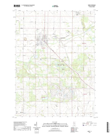 Mytopo Amboy Illinois Usgs Quad Topo Map