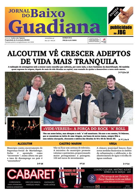 Jornal do Baixo Guadiana_Edição Março 2011 by Associação ODIANA - Issuu