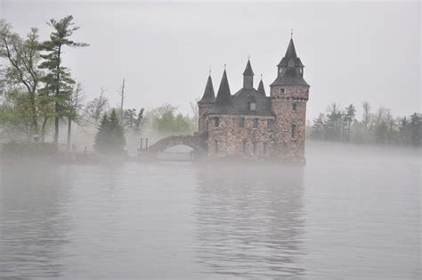 Catch A Real Castle Stateside Foggy Morning Boldt Castle Foggy