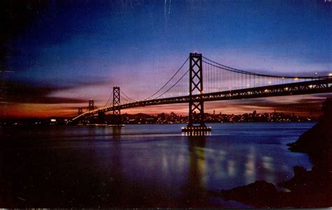 Maybe you would like to learn more about one of these? California San Francisco-Oakland Bay Bridge At Night 1963 ...