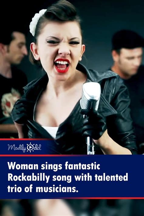 Woman Sings Fantastic Rockabilly Song With Talented Trio Of Musicians