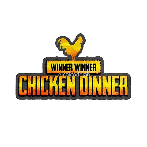 Winner Winner Chicken Dinner Pubg By Elchicodelab Redbubble