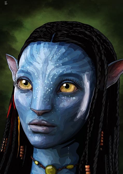 Neytiri From Avatar Avatar Pinterest Tegninger Gambaran