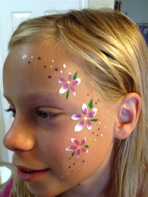 Face Painting Flowers Girl Face