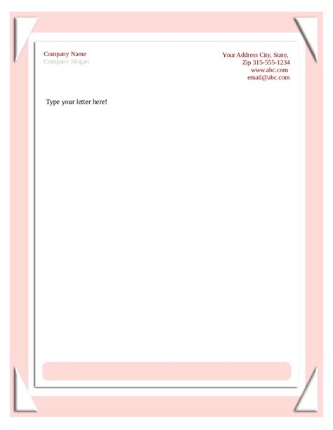Free Online Business Letterhead Templates Printable Templates
