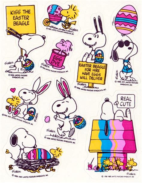 Celebrating Snoopy Snoopy Stickers From The 1970s And 80s Plus The Most