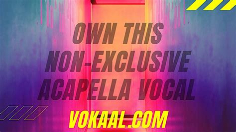 Royalty Free Acapella Vocal B Minor 124 Bpm We Will Find A Way