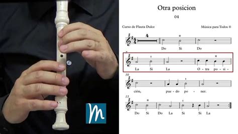 Curso De Flauta Dulce Unidad 04 Youtube