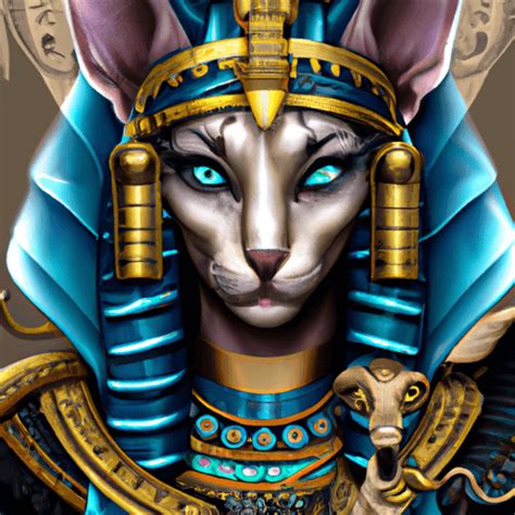 Bastet Panther Goddess Graphic · Creative Fabrica