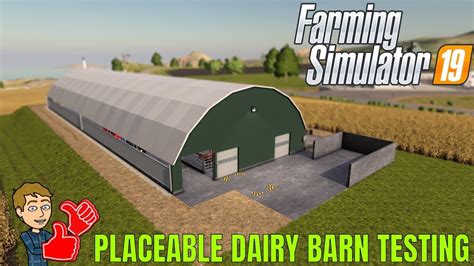 FS Placeable Dairy Barn Testing YouTube