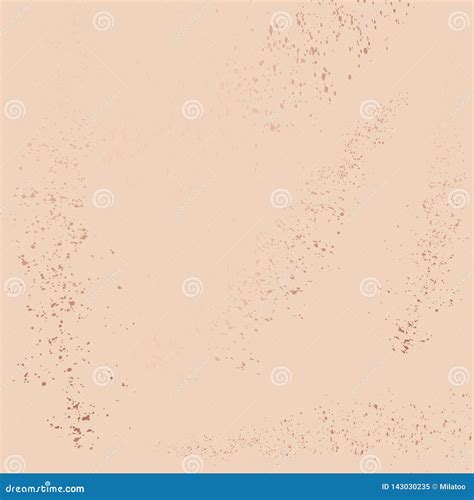 Sparkled Glittern Golden Splashes On Pastel Beige Nude Background