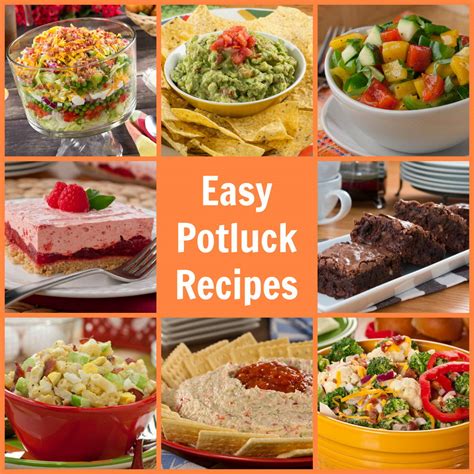 Finger foods are easy for guests to pick up and eat, whether they have a seat or opt to stand. Easy Potluck Recipes: 58 Potluck Ideas | MrFood.com