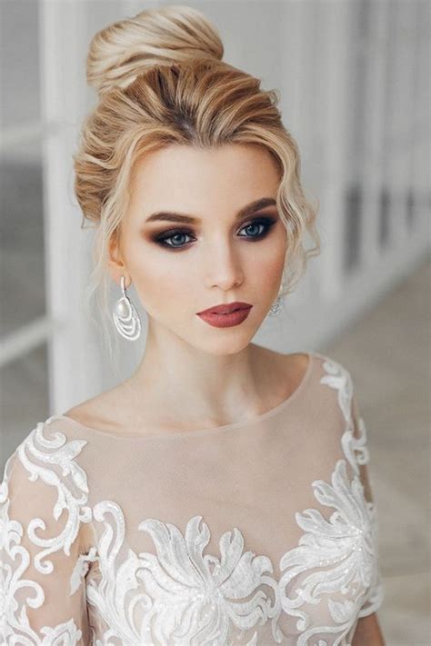 elegant wedding hairstyle ideas for brides to try07 amazing wedding makeup wedding makeup for
