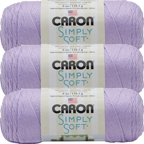 Caron Simply Soft Solids Yarn Orchid Multipack Of 3