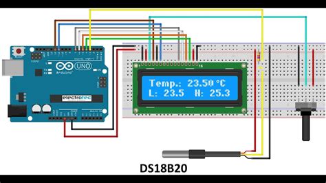 Sensor De Temperatura Ds18b20 Sumergible Con Arduino Tutorial Youtube Images