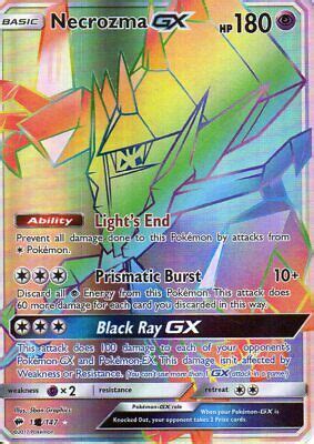 Aber verkaufen ist eine ich bin auf der suche nach einen händler der proxy karten verkauft. Pokemon Necrozma GX Rainbow Holo 157/145 - Proxy Karte ...