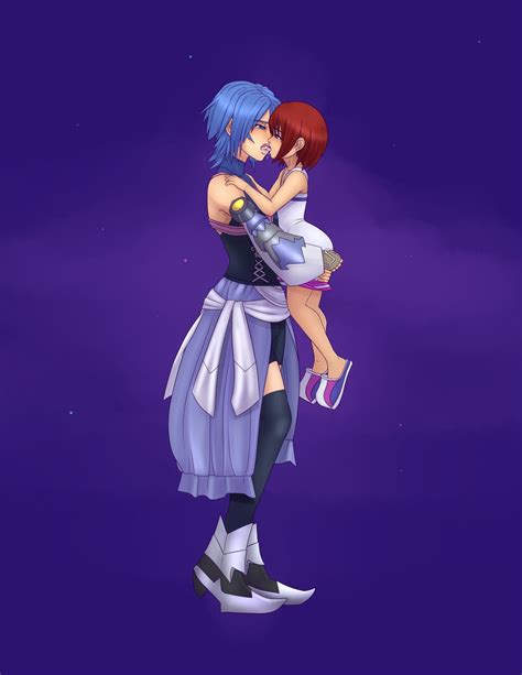 Kairi And Aqua Kingdom Hearts And 1 More Drawn By M A V E R I C K