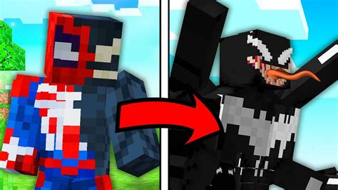 Me Transforme En Venom En Minecraft Youtube