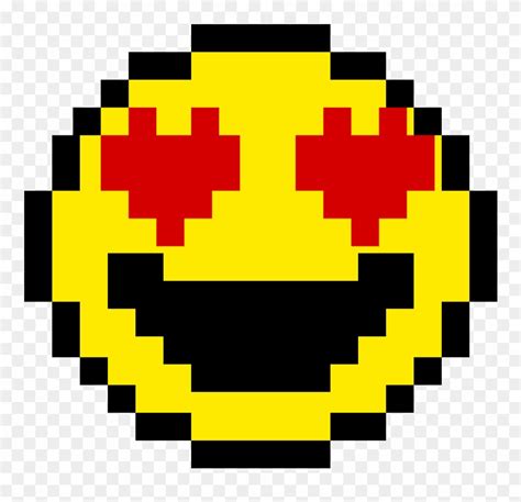 Emoji Pixel Art Facile Smiley Clipart Full Size Clipart 241725 Images