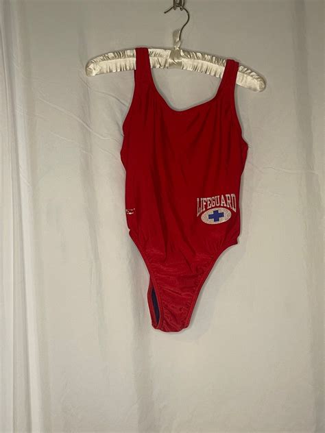 Speedo Lifeguard One Piece Bathing Suit Etsy