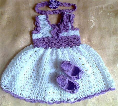 Crochet Baby Dress Set Pattern Free