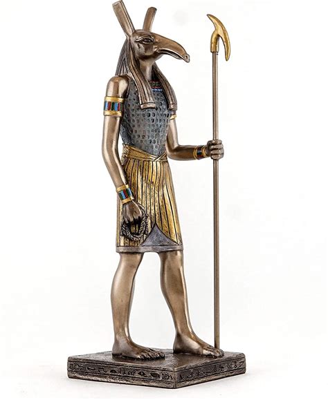 Top Collection Egyptian God Seth Statue 8 75 Inch Ancient Egyptian God Figurine In Cold Cast