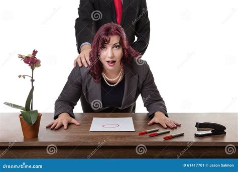 The Boss At Work Stock Image Image Of Submissive Office