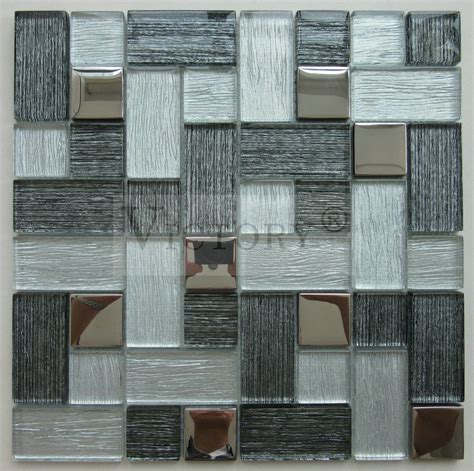 Best Antique Grid Pattern Square Laminated Glass Electroplated Glass Mosaic Brown Laminated