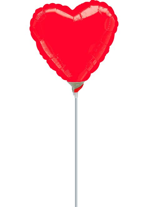 Buy 09 Metallic Red Heart Balloons For Only 039 Usd By Anagram
