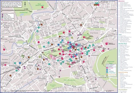 Edinburgh Street Map Printable