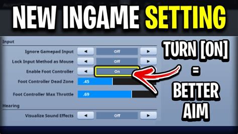 This New Setting Will Make You Aim Better In Fortnite Youtube