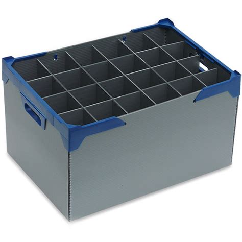 Glass Jack Large Wine Glass Storage Box 24 Compartments 240mm Drinkstuff