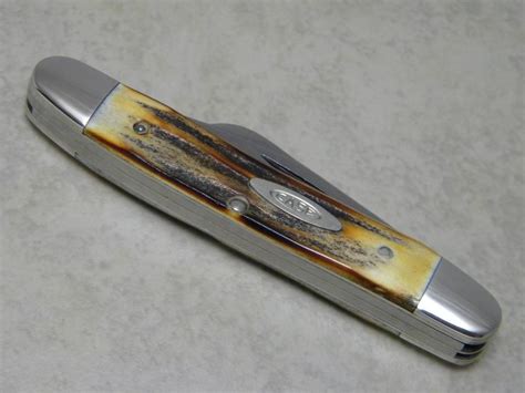 Case XX Stainless USA 3 Dot 1977 Stag 5347 HP SSP Blue Scroll