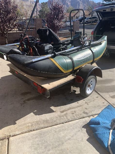 Water Skeeters River Guide Pontoon Boat With Trailer For Sale In Las