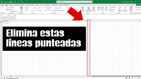 🥇como Eliminar LÍneas Punteadas De Puntos De Salto De Página En Excel