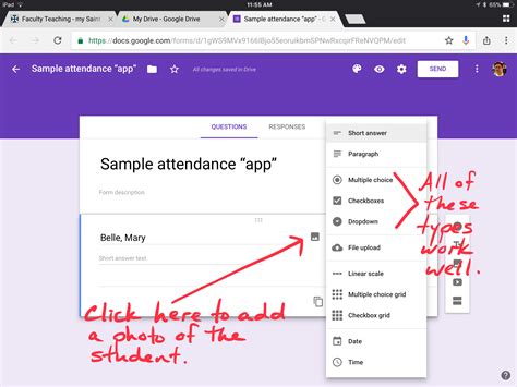 Our mobile survey app streamlines communication so you get answers in no time. Creating Your Own Attendance "App" with Google Forms ...