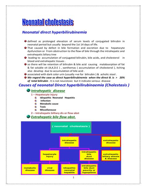 Idiopathic Neonatal Hepatitis