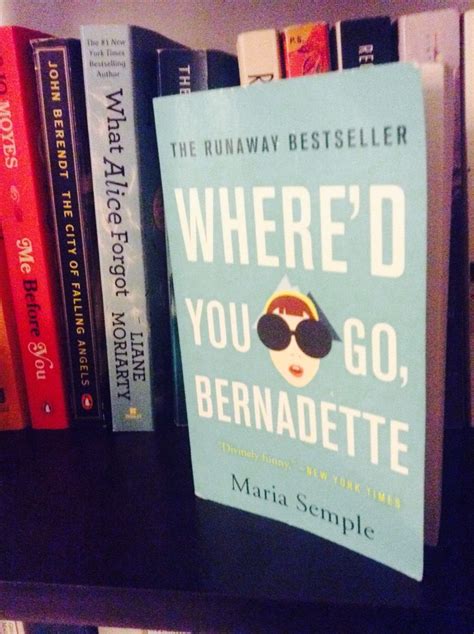 loved this book really hoping for some kind of sequel where d you go bernadette by maria